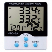 Термометр + гигрометр HTC-2А с выносным датчиком