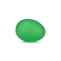 Мяч для тренировки кисти яйцевидной формы полужесткий зеленый L 0300 М