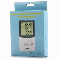 Цифровой термометр / гигрометр - Белый TA318